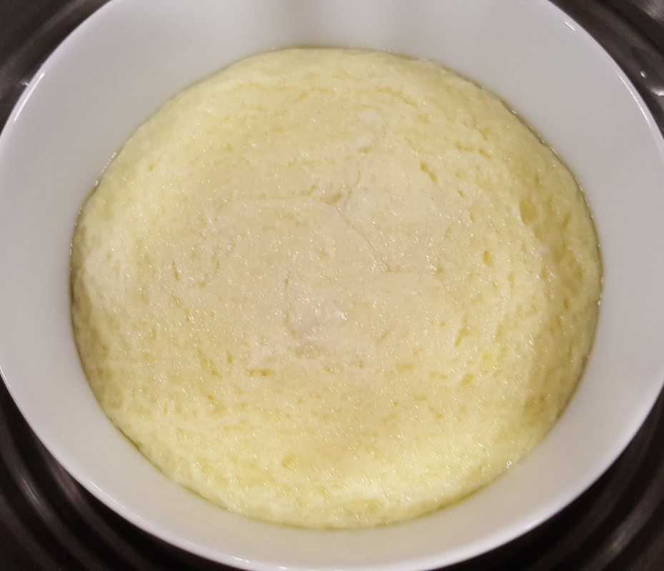 Steam egg custard mixture for 30 minutes to get the perfect consistency